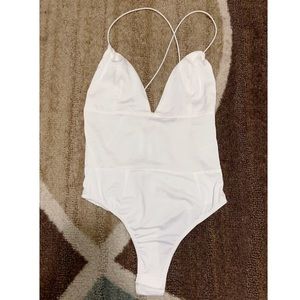 NEW WITH TAGS Missguided Satin Bodysuit